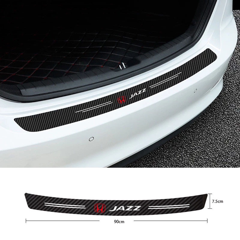 Miếng Dán Cửa Xe Hơi Honda JAZZ Bằng Sợi carbon Chống Trầy Xước / Thấm Nước