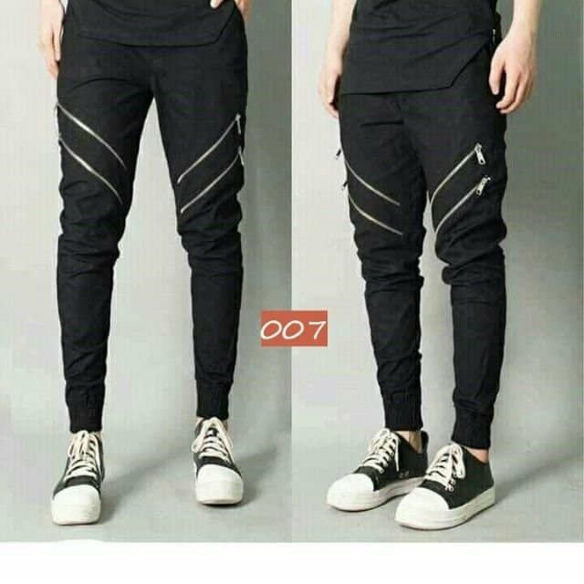 Quần Jogger kaki dây kéo