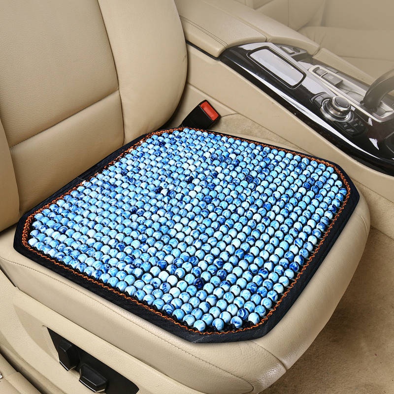 Bodhi Seed Car Cushion Summer Single Piece Office Seat Cushion Cool Cushion Summer Breathable Single Seat Pad Non-Slip Auto department store supplies