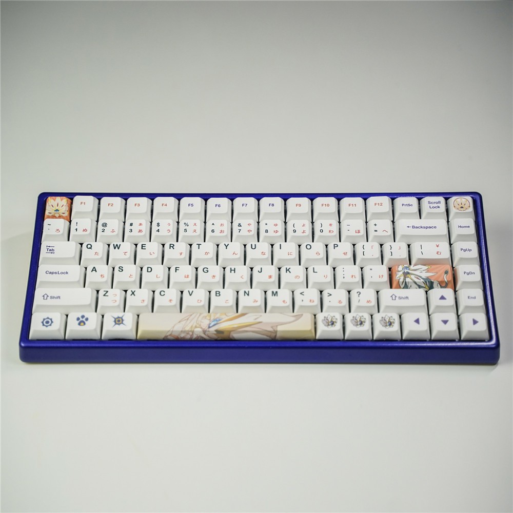 Keycap nút phím Shiba Inu 138 phím mẫu mới in dyesub thick PBT, XDA Profile,vừa hết các loại layout phím cơ như corsair