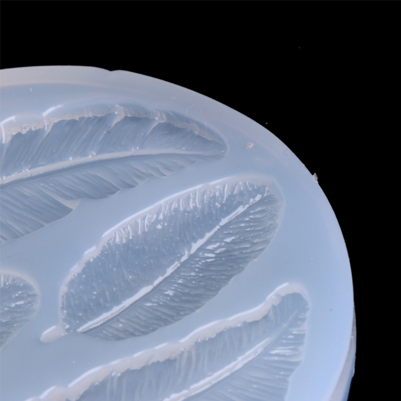 Khuôn Silicon Làm Mặt Dây Chuyền Hình Lông Vũ