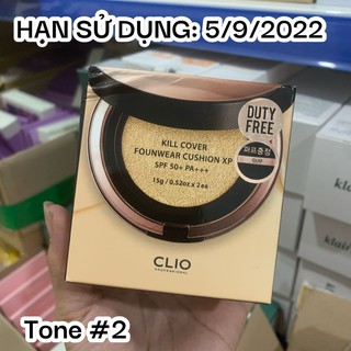 (TL hộp móp) Phấn nước Clio Kill Cover Founwear Cushion XP