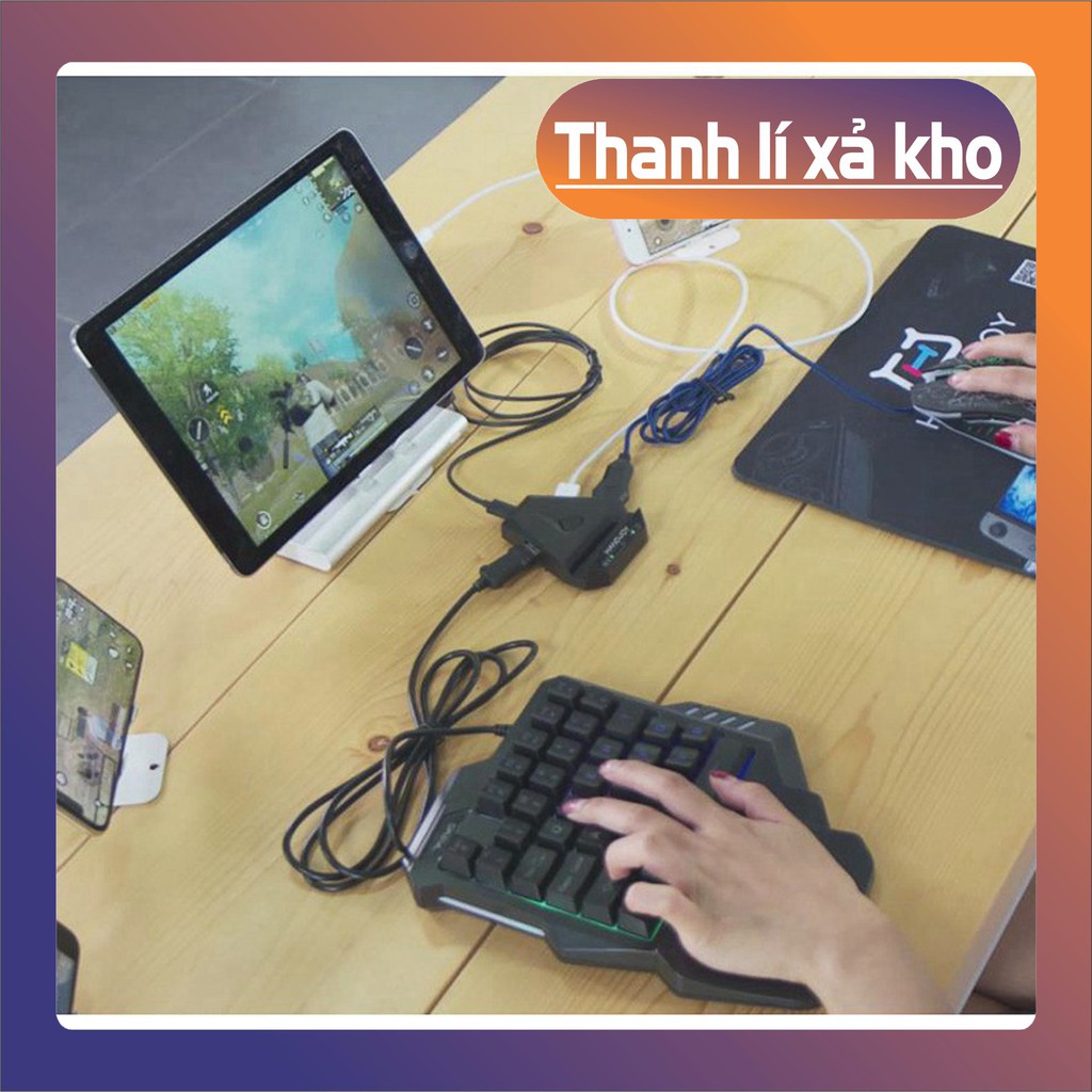ĐỐT KHO Handjoy D4 | Bộ Chuyển đổi chơi game bàn phím chuột dành cho điện thoại máy tính bảng XẢ HÀNG