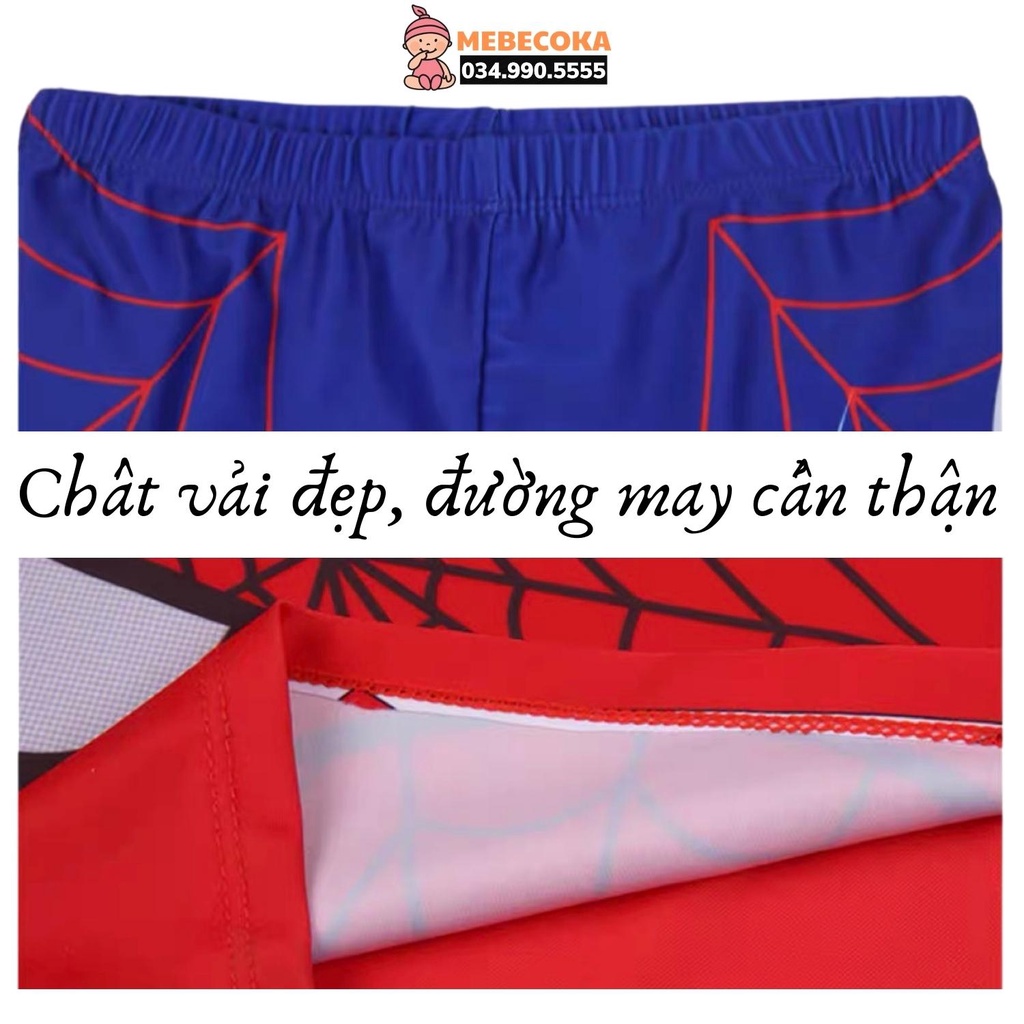 Đồ bơi trẻ em ,bộ đồ bơi áo + quần lửng họa tiết siêu anh hùng loại CAO CẤP cho bé Trai