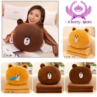 SÉT GẤU BÔNG CÓ MỀN 3in1 HÌNH GẤU