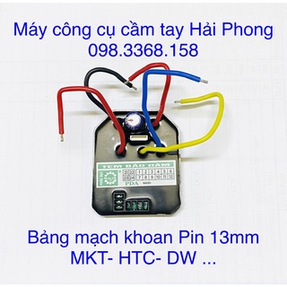 Bảng mạch máy khoan pin đàu 13 mm dùng pin 21v