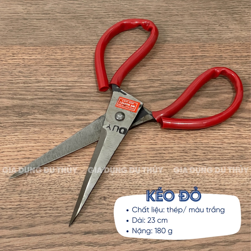 Kéo thép, kéo sắt cắt cá chuyên dụng lưỡi kéo siêu bén làm cá, mực, tôm, hải sản cực nhanh thương hiệu Thành Đô