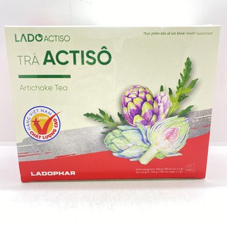 Trà Atiso Ladophar Hộp 100 túi lọc Đặc Sản Trà Actiso Đà Lạt