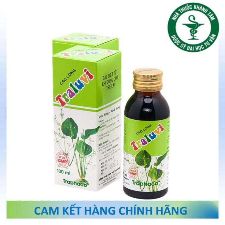 ! ! Siro, cao lỏng Lục Vị Traphaco (Chai 100ml) [Traluvi / tralucvi / Lục vị ẩm]