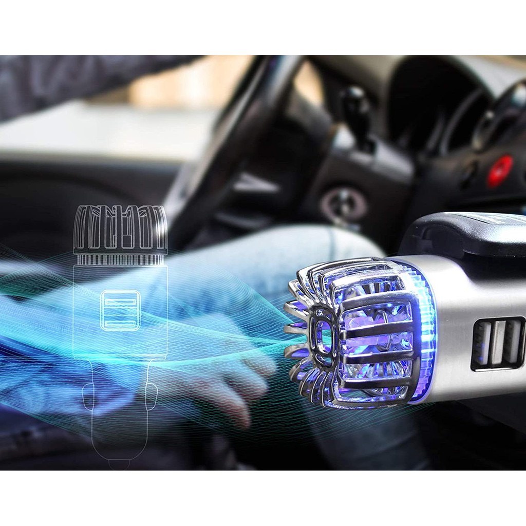 Máy làm sạch không khí bằng i-on âm tích hợp 2 cổng sạc USB - Twinkle Birds