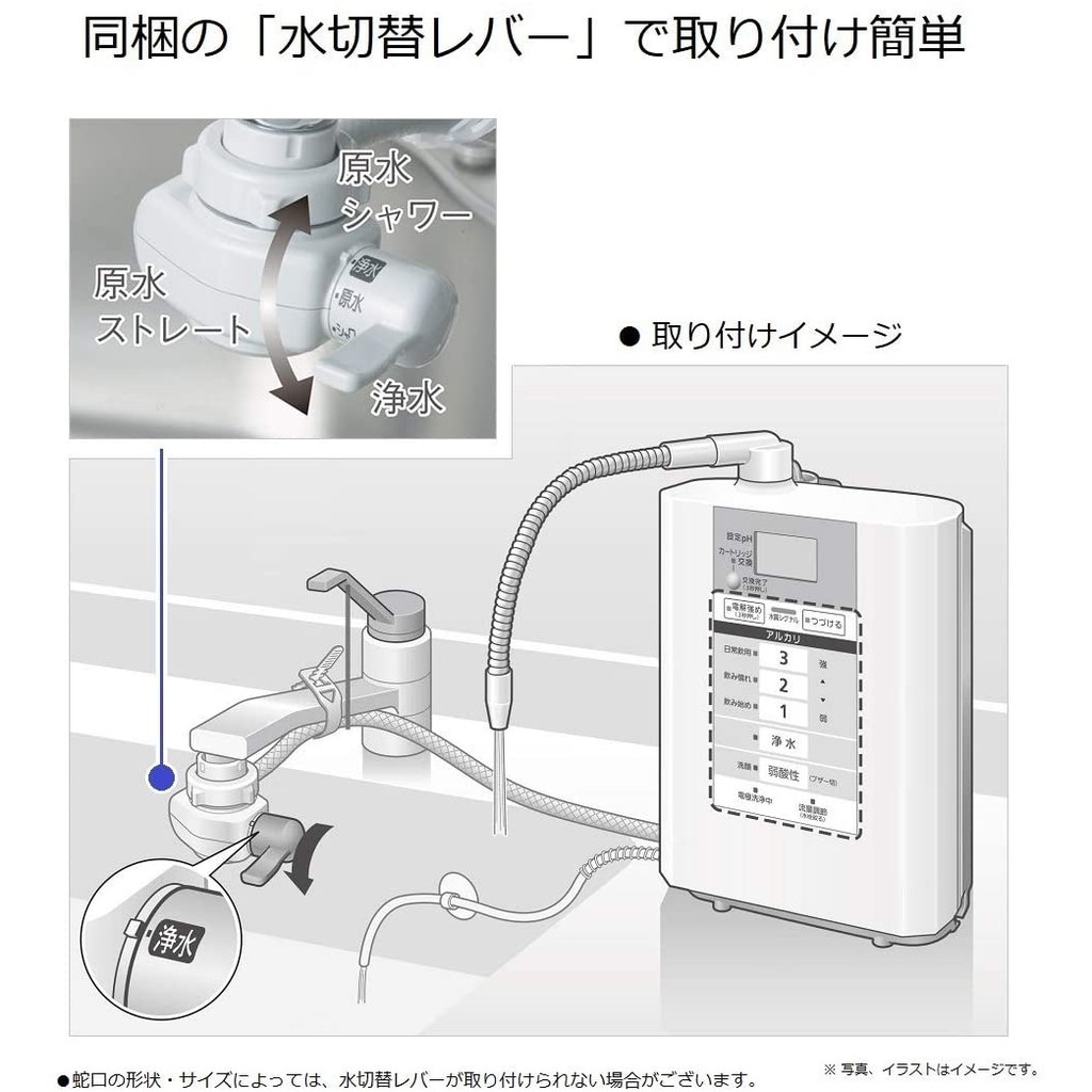 Máy lọc nước ion kiềm panasonic TK-AS30-W