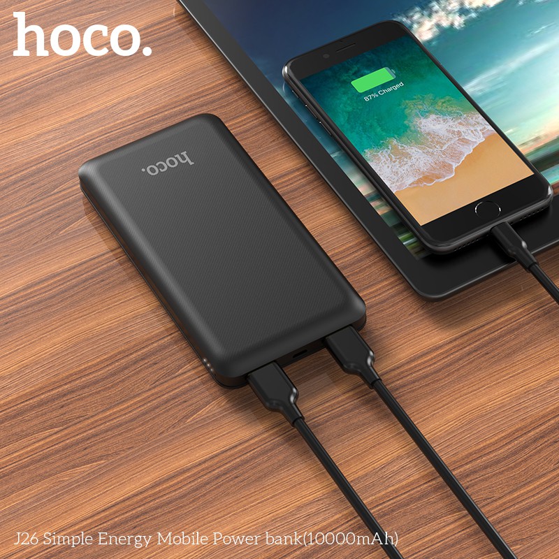 Sạc Dự Phòng hoco. J26 10000mah Tiện Dụng Dễ Mang Theo