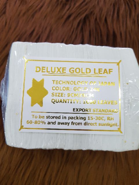 Hàng loại I Lá dát Vàng công nghệ Nhật Bản 1000 Lá Bóng Đẹp | BigBuy360 - bigbuy360.vn