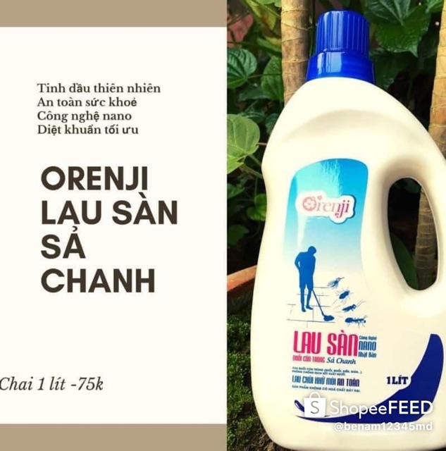 Orenji sản phẩm lau chùi, khử mùi hiệu quả