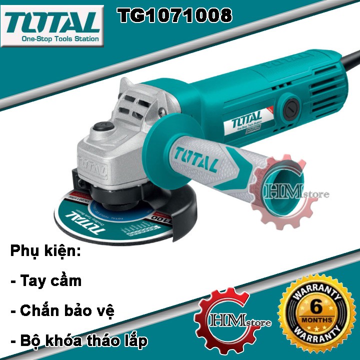 [Chính hãng] Máy mài góc, máy mài cầm tay TOTAL TG1081006 - Công suất 710w BH 6 tháng