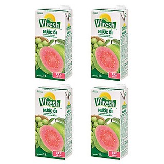 NƯỚC VFRESH ỔI ÉP - HỘP GIẤY 1L