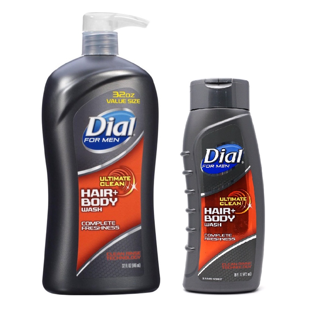 Sữa Tắm Gội Cho Nam Dial Ultimate Clean Hair And Body Wash