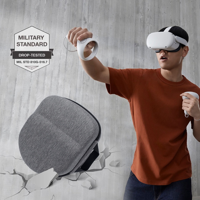 Túi đựng tai nghe Oculus Quest 2 VR bằng EVA cứng cáp nhỏ gọn