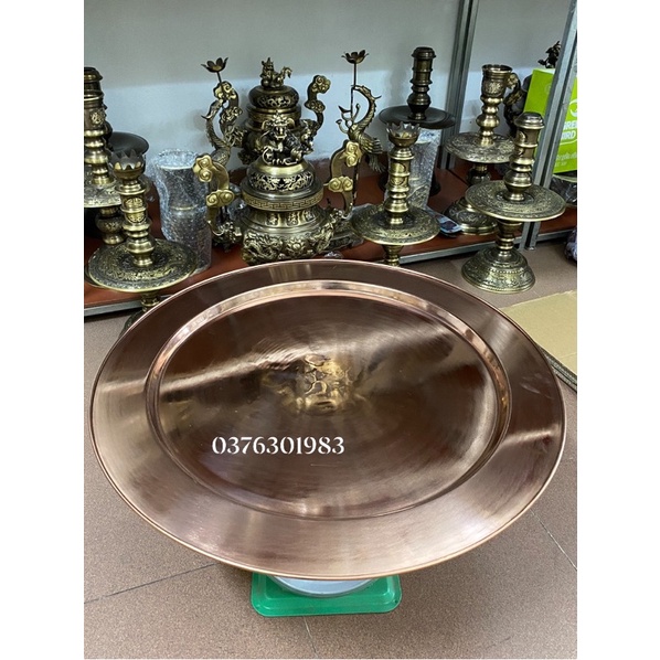Mâm Đồng ăn cơm mâm đồng đỏ 40cm ,50cm ,60cm