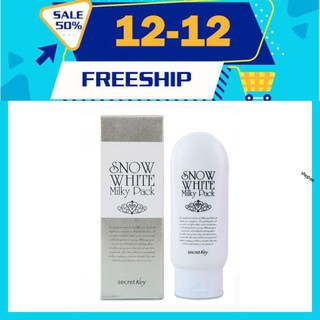 Dưỡng trắng da mặt và body cao cấp Snow White Milky Pack Dưỡng ẩm và mịn màng hơn, bạn sẽ cảm nhận được ngay (Auth)