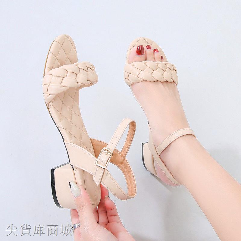 Giày Sandal Đế Thô Cài Khóa Size 34-39 Thời Trang Cho Nữ