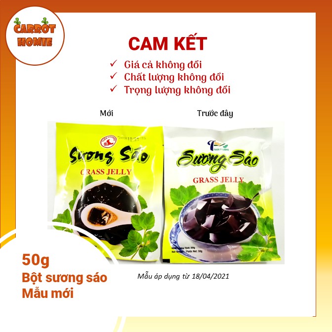 Bột sương sáo đen 50g mẫu mới | BigBuy360 - bigbuy360.vn