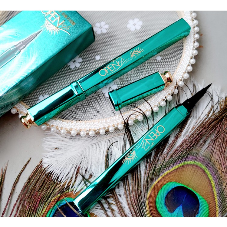 Kẻ mắt nước nhanh khô lâu trôi dễ kẻ Gecomo Peacock Eyeliner 203005