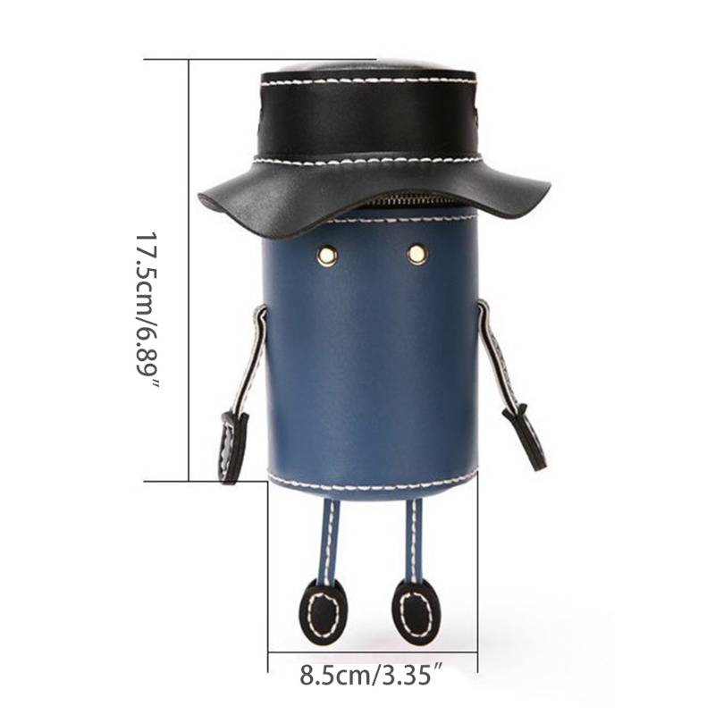 Túi Xách Bucket Da Pu Hình Trụ Mini Làm Thủ Công Thiết Kế Dễ Thương