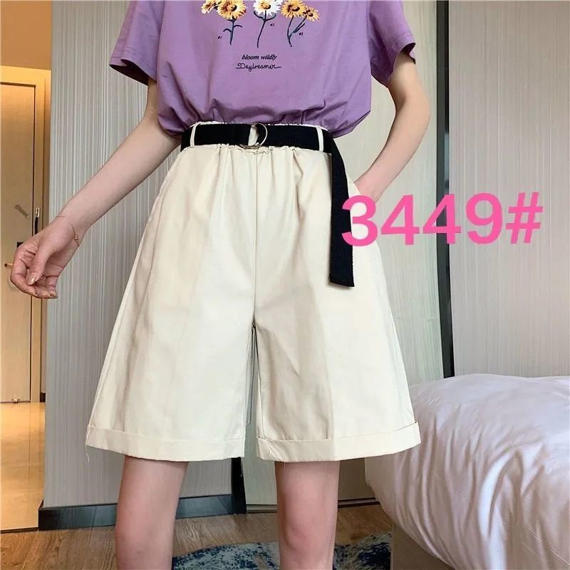 Quần Lửng Dáng Rộng Phong Cách Hàn Quốc 2022 Amoi Cho Nữ