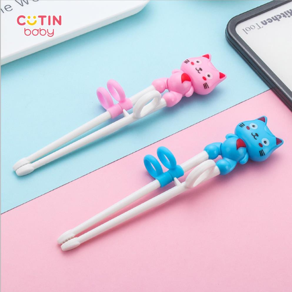 Bộ thìa, đũa, dĩa ăn dặm cho bé CAO CẤP HAPPYCAT Hàn Quốc + Tặng kèm DEAL bát ăn dặm mini 0Đ