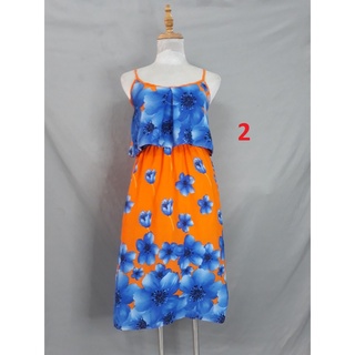 Đầm bèo 2 dây chất xốp thái