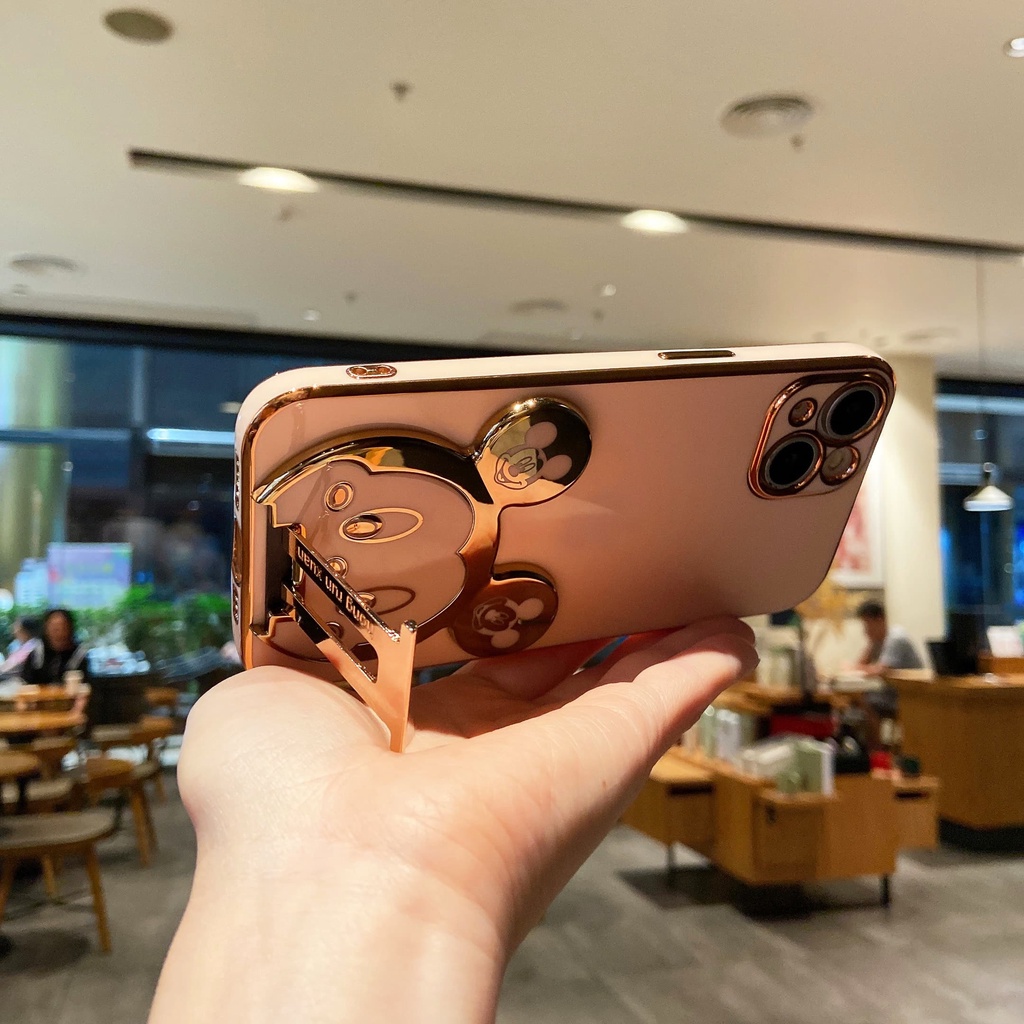 DISNEY Hoạt Hình Ốp Điện Thoại In Hình mickey Cho iphone 13 Pro Max i13 13pro 11ProMax i11 iX XS Max XR 7plus 8plus 12Pro 12 Pro Max