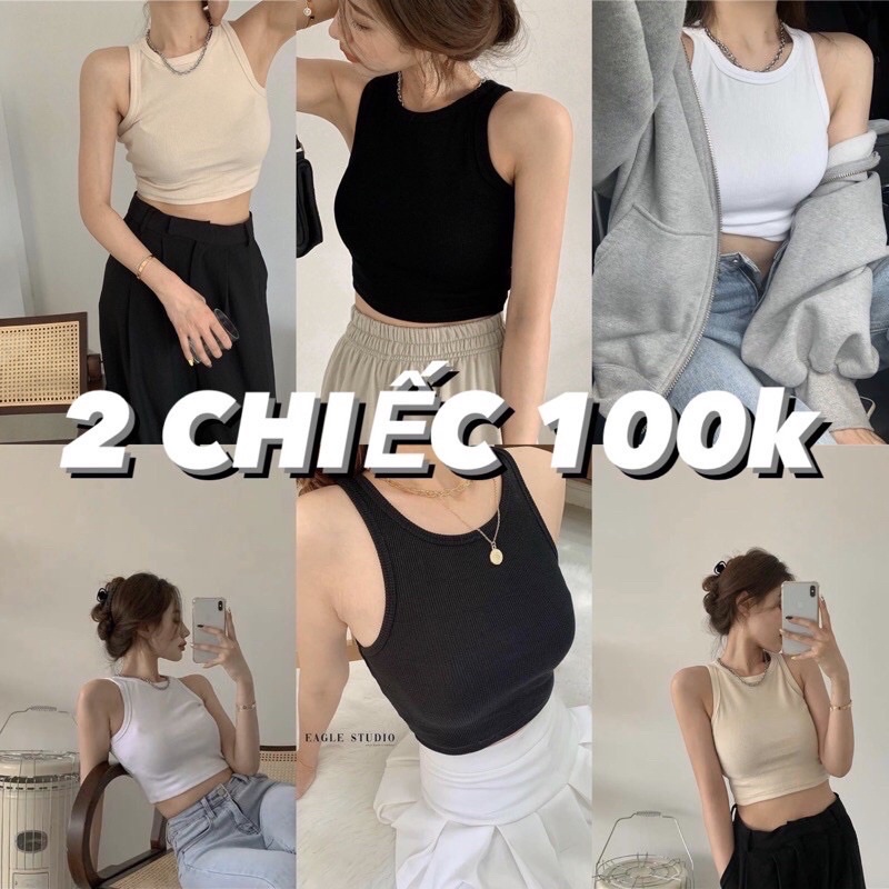 Free Ship- Hàng Cao Cấp Áo Croptop ba lỗ Nữ chất vải Thun Cotton thoáng mát cho mùa hè, Form Slim Fit