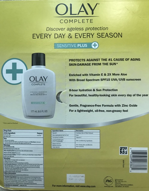 Kem dưỡng da giữ ẩm chống nắng OLAY COMPLETE