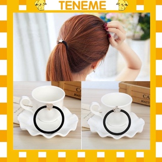 Dây buộc tóc thun đàn hồi, chun cột tóc hạt charm cute phong cách trẻ trung sc20
