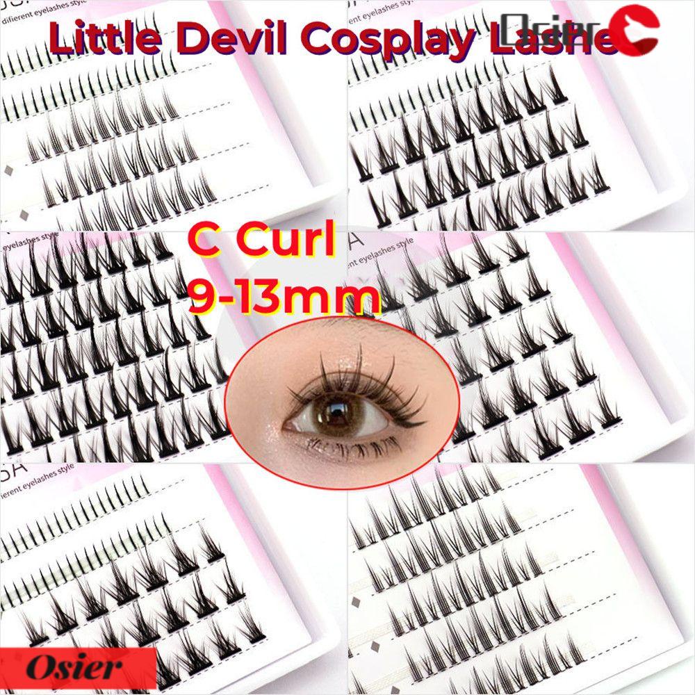1 Cụm Lông Mi Giả Nối Dài Dày Tự Nhiên Phong Cách Lolita Nhật Bản DIY