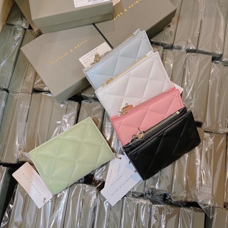 Ví Gấp Mini Ô trám Fullbox Mới
