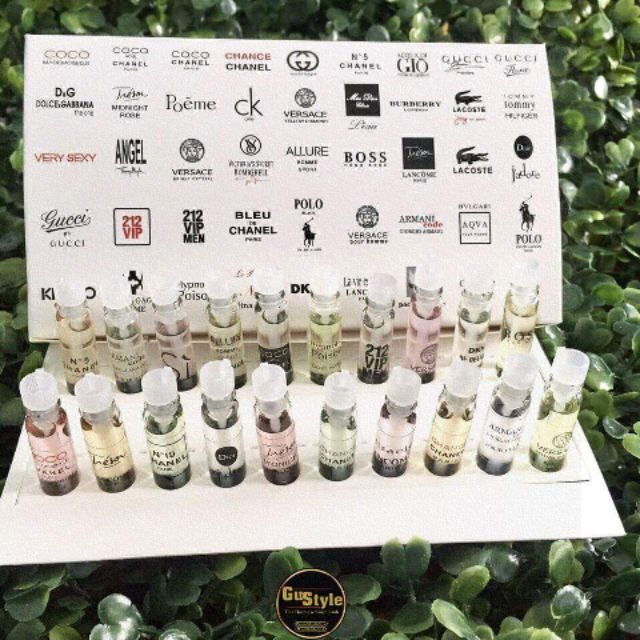 Bộ nước hoa test 2ml ×20 ống