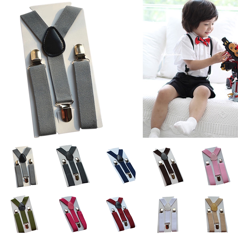 Đai đeo quần chữ Y 2.5cm thời trang cho bé trai