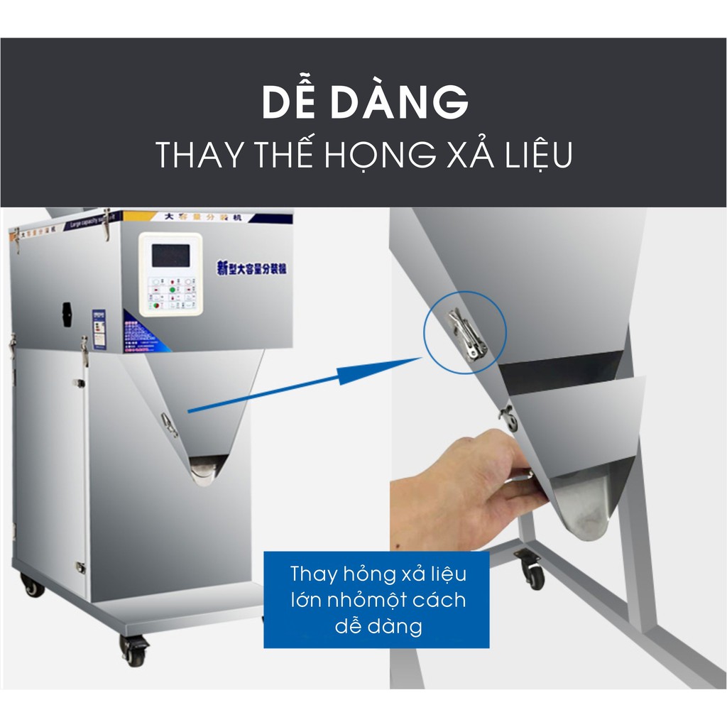 Cân định lượng 500g, máy định lượng bột hạt - Propack