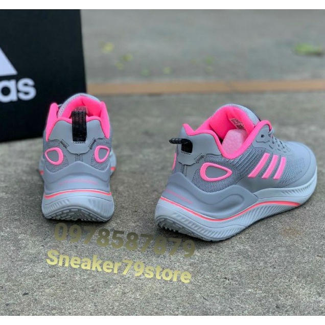 Giày Adidas Run Alphamagma Pink/Grey NỮ  2021  Hình Ảnh Độc Quyền