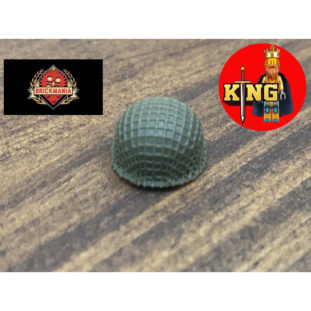 BrickMania Netted BrickArms® M1 Pot Helmet Phụ kiện đồ chơi LEGO