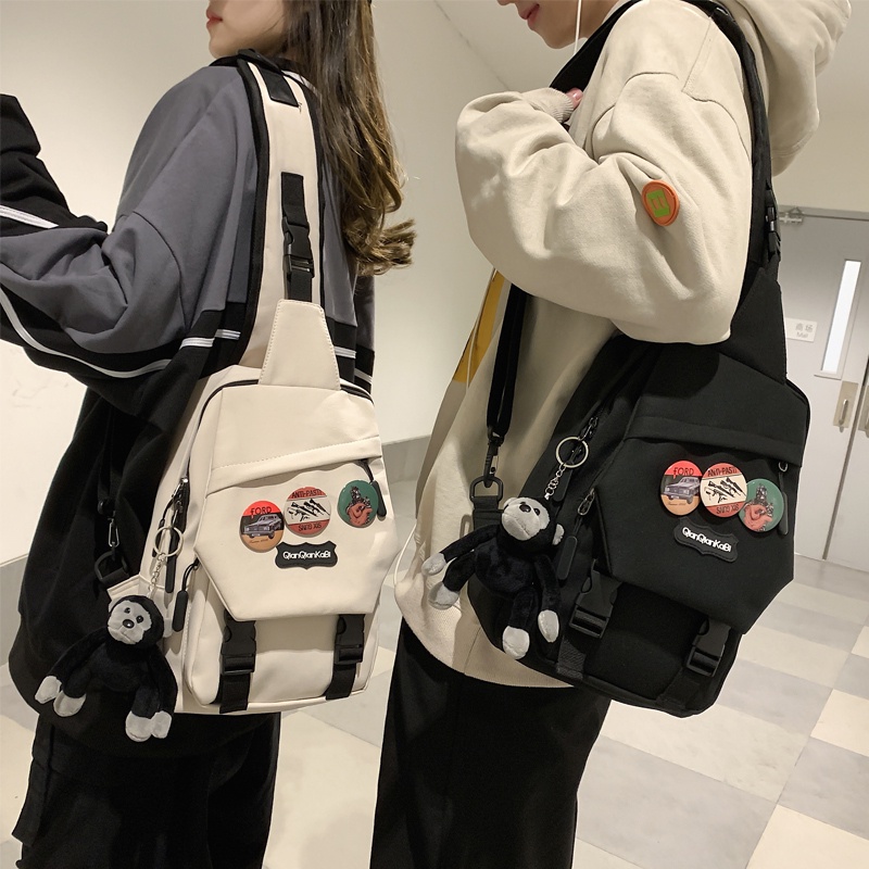 [Túi đeo đa năng unisex] [Túi đeo bao tử đa năng nam nữ dung tích lớn trang trí họa tiết thời trang du lịch cao cấp] | BigBuy360 - bigbuy360.vn