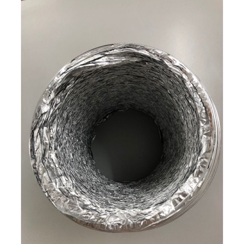 Ống bạc thông gió mềm thông hơi dẫn khói nóng - D100, D150, D200, D250