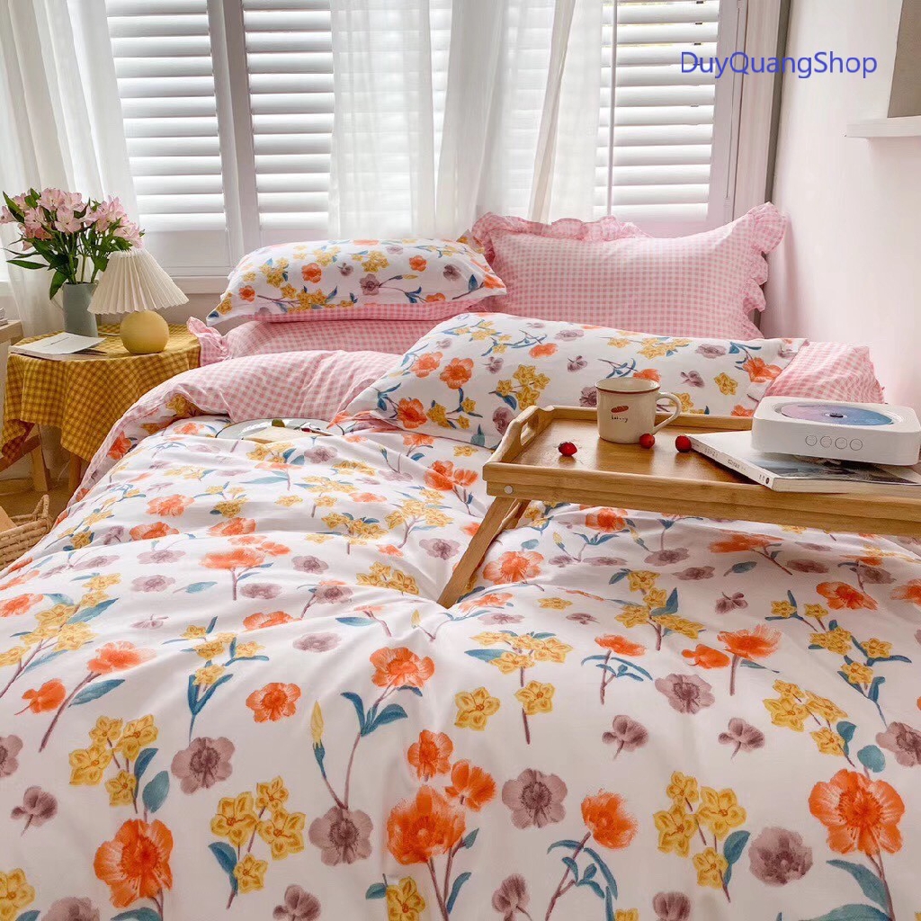 Cotton Poly Nhập Khẩu - Hoa Đỏ SP001045