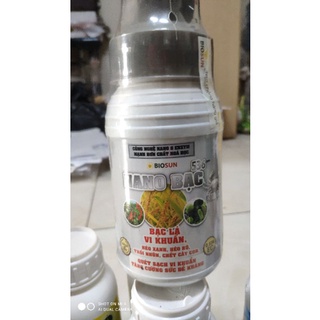 Chế phẩm Nano bạc phòng trừ nấm bệnh héo xanh, thối gốc, nhũn lá gói 50ml/500ml