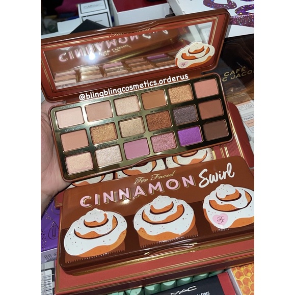 [SALE 50%] Bảng phấn mắt Toofaced Cinnamon Swirl