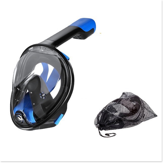 Mặt Nạ Lặn Biển Full Face Liền Ống Thở Có Ngàm Gắn Camera Hành Trình - Chính Hãng Gobos