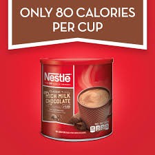[LON THIẾC 787.8G] CACAO NÓNG NESTLE HOT COCOA MIX RICH MILK CHOCOLATE FLAVOR (CHUẨN USA)