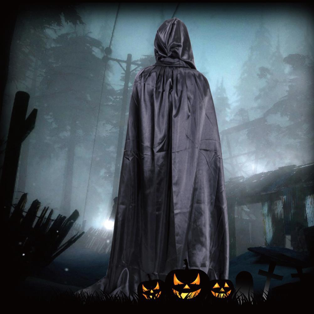 Áo Choàng Đen Hóa Trang Halloween R7H6